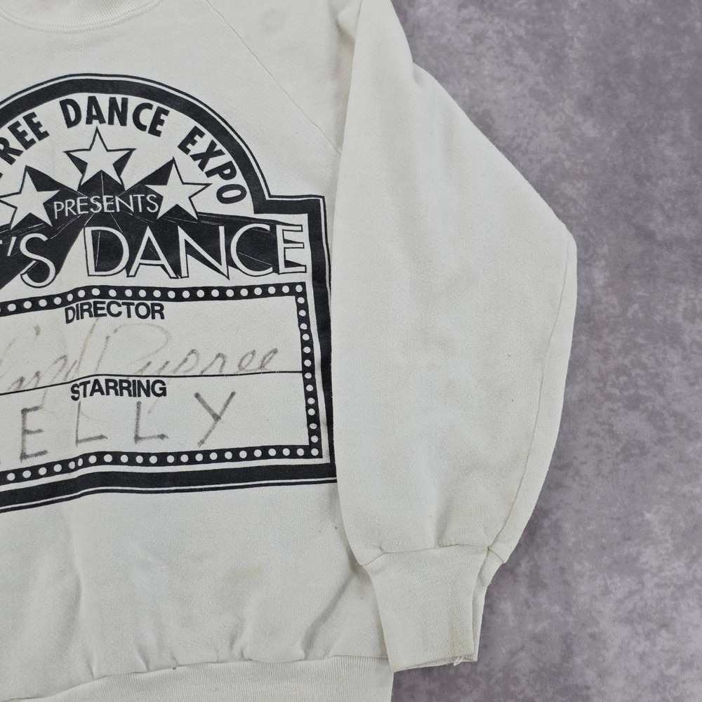 Vintage Autograph Dupree Dance Expo Sweatshirt Just Do It Small Mark Schell - Picture 4 of 7